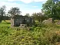 The ruins of the old Mosside farmhouse which was demolished in 1971.