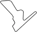 Map of east road course