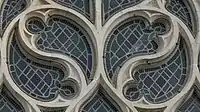 Mouchettes in the south façade windows of the Church of Saint-Pierre, Caen