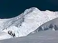 Mount Friesland from upper Perunika Glacier near Orpheus Gate, with Pliska Ridge on the right