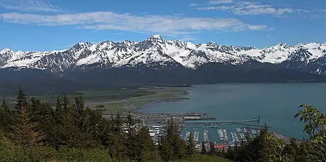 Mount Alice centered with Mount Eva to left.