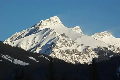 Mount Brewster seen from Banff