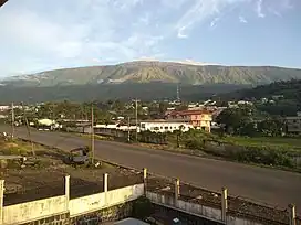 View of Mount Cameroon from  Sopo