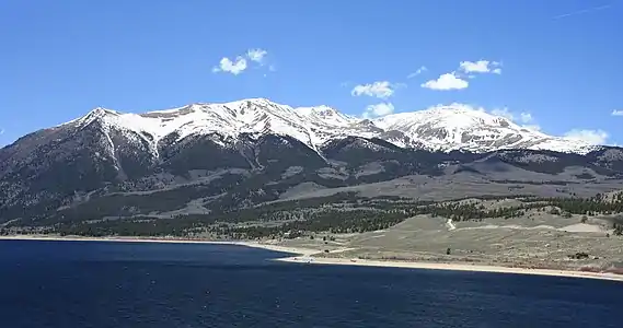 Mount Elbert and Twin Lakes along the Top of the Rockies Scenic Byway