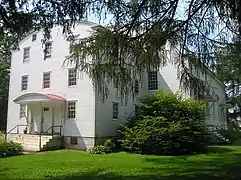 Oblique view of Meetinghouse