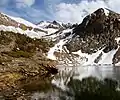 Mt. Lewis above Lower Sardine Lake