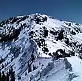 Northwest aspect of Mount Lincoln seen from Mount Disney.