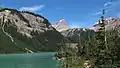 Mount Niles (centered in the distance) seen from Sherbrooke Lake