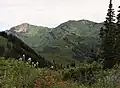 Mount Raymond (left) and Gobblers Knob (right) from southeast