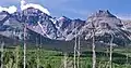 Mount Ridgway (left) and Reconnoiter Peak (right)