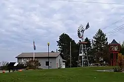 Mount Sterling village hall and park