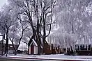 St. James Episcopal Church in Winter