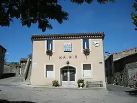 The town hall in Mouthoumet