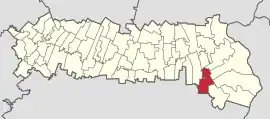 Location in Ialomița County