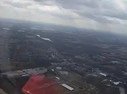 Aerial view of central Mt. Orab