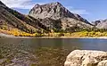 Northeast aspect of Mt. Scowden seen from Lundy Lake