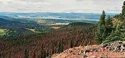 Fraser Lake from Mount Fraser