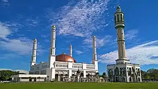 Mujahidin Grand Mosque, the largest mosque in Pontianak