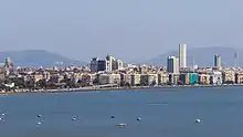 View of Marine Drive, Mumbai from Malabar Hill.