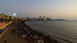 Girgaon Chowpatty and Marine Drive .