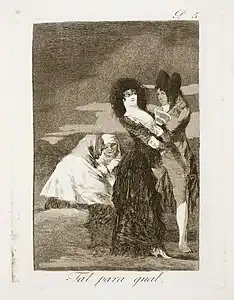 Capricho No. 5: Tal para cual (Two of a kind)