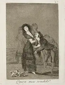 Capricho No. 27: ¿Quién más rendido? (Who more is surrendered?)