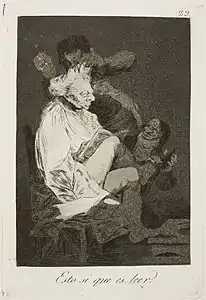 Capricho No. 29: Esto sí que es leer (Now that's reading)