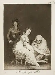 Capricho No. 31: Ruega por ella (She prays for her)