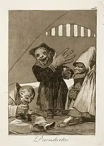 Capricho No. 49: Duendecitos (Hobgoblins)