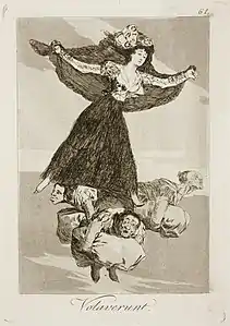 Capricho No. 61: Volavérunt (They have flown)