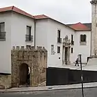 Medieval entrance; entrance to the museum