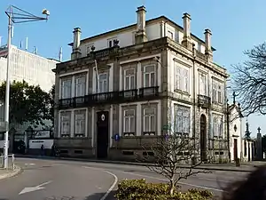 Facade of the museum's main building