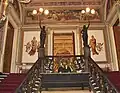 The main staircase of the former Presidential Palace