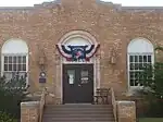 The Childress County Heritage Museum is housed in a former post office building across from the First Baptist Church.