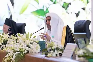 MWL General Secretary Dr Al-Issa speaks at the Forum on Common Values among Religious Followers