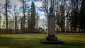 Monument of Vilde in the park at Muuga Manor