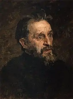 Portrait of the painter Grigoriy Myasoyedov (1883).