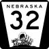 State Highway 32 marker