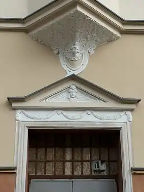 Detail of a bay window