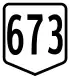 Route 673 shield