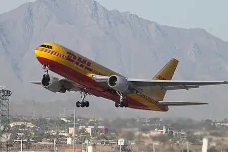 Commercial Airliner taking off from Sky Harbor in Phoenix