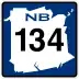 Route 134 marker