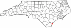 Location of Masonboro, North Carolina