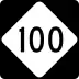 North Carolina Highway 100 marker