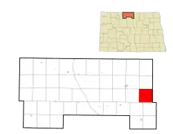 Location of Lordsburg Township