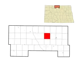 Location of Peabody Township