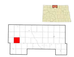 Location of Renville Township