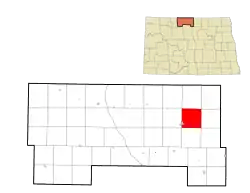 Location of Whitteron Township