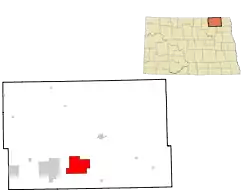 Location of Loma, North Dakota