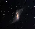 NGC660 polar galaxy. 24-inch telescope on Mt. Lemmon, AZ.